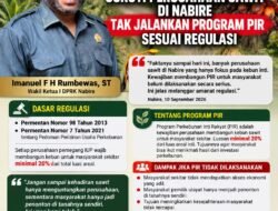 Waket I DPRK Nabire Soroti Perusahaan Sawit di Nabire Tak Jalankan Program PIR Sesuai Regulasi*