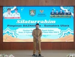 Silaturahmi Pimpinan Baznas se-Sumatera Utara di buka Wakil Bupati Asahan.