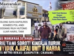 Miris, Betapa Buruknya Kinerja Polres Metro Bekasi, Aduan Hairil Tami Setahun lebih tak ada kejelasan, Hairil Tami Mencari Keadilan