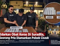 ‎Edarkan Obat Keras Terlarang Daftar G Di Suradita, Seorang Pria Diamankan ke Polsek Cisauk  ‎