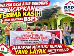 Warga Desa Alur Bandung Ucapkan Terima Kasih Atas Bantuan BSPS, Harapan Milik Rumah Layak Kini Terwujud.