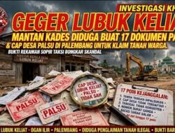Geger Lubuk Keliat! Mantan Kades Diduga Buat 17 Dokumen Palsu & Cap Desa Palsu di Palembang untuk Klaim Tanah Warga